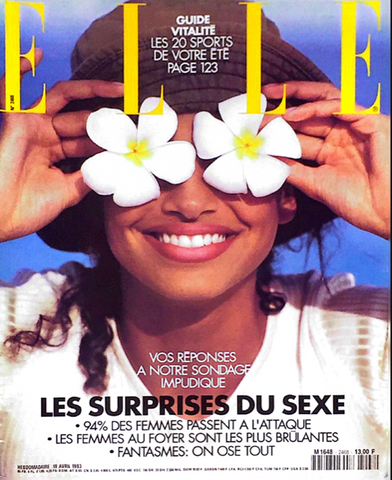 ELLE Magazine France April 1993 BRANDI QUINONES Beri Smither #2468