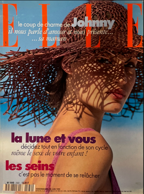 ELLE Magazine France June 1995 VIOLA HAQI Johnny Hallyday CHICO BIALAS