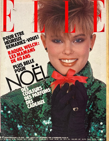 RENEE SIMONSEN Oliviero Toscani ELLE Magazine France December 1982
