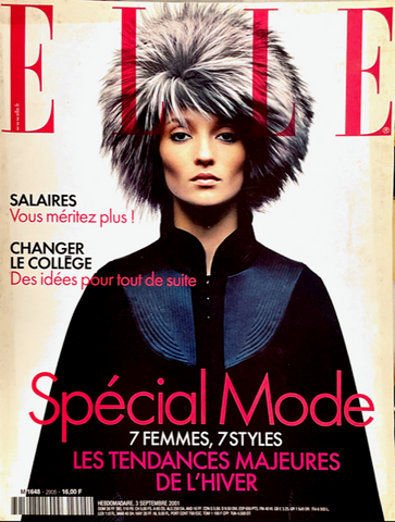 ELLE Magazine France September 2001 AUDREY MARNAY Olympia Le Tan JANE BIRKIN Anna Mouglalis - magazinecult