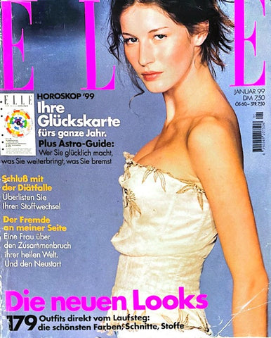 GISELE BUNDCHEN by Marcio Madeira ELLE Magazine Germany January 1999