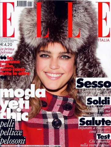 ELLE Italia Magazine December 2010 Daria Pleggenkuhle