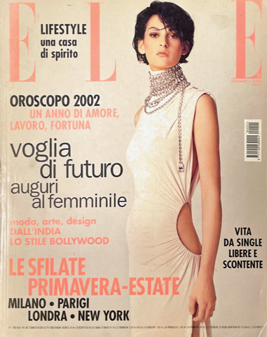 ELLE Magazine Italia January 2002 SHANNA TOGNARELLI Lida Egorova EUGENIA VOLODINA