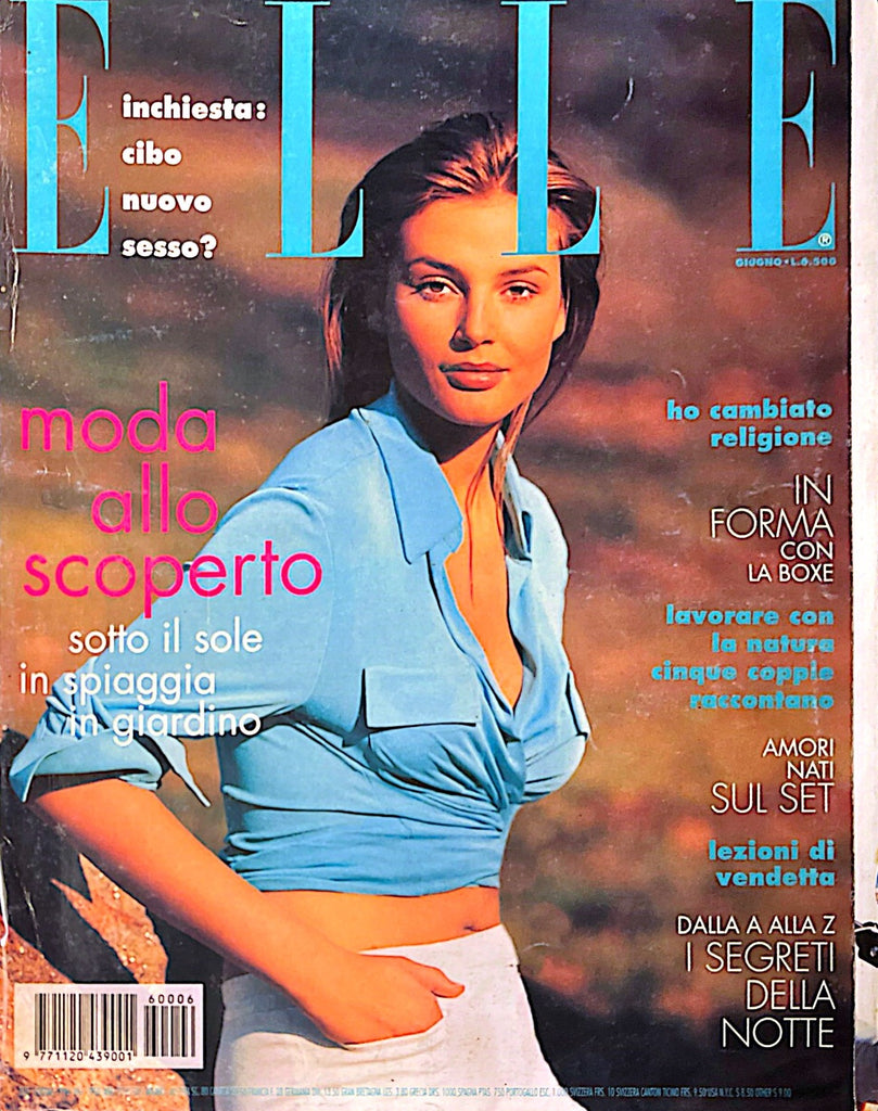 ELLE Magazine Italia June 1996 BRIDGET HALL Vanessa Lorenzo ESTELLA WARREN Stephanie Seymour