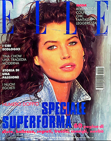 ELLE Magazine Italia May 1992 CARRE OTIS Tina Chow ROBERTA CHIRKO Beri Smither
