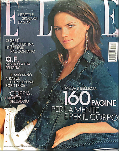 ELLE Magazine Italia May 2003 MINI ANDEN Adriana Lima AURELIE CLAUDEL