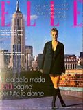ELLE Magazine Italia October 1997 EVA HERZIGOVA Cali Rand SUSIE BICK Carmen Dell'Orefice