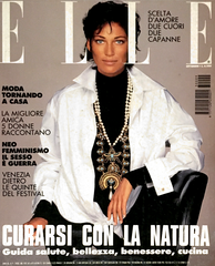 ELLE Magazine Italia September 1993 CARMEN SCHWARZ Yasmeen Ghauri SHIR