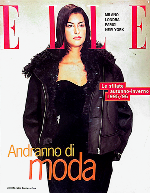 ELLE Magazine Italia YASMEEN GHAURI Dossier Sfilate PRET A PORTER August 1995