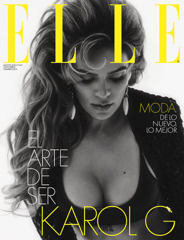 ELLE Magazine Spain August 2025 KAROL G Lucia Ponti LINDSAY LOHAN Toni Garrn