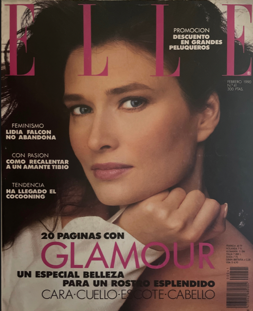 ELLE Magazine Spain February 1990 ROSEMARY MCGROTHA Meghan Douglas MICHAELA BERCU