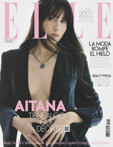 ELLE Magazine Spain January 2022 AITANA Maye Musk RAFA NADAL Georgina Grenville