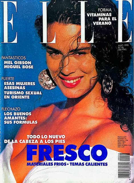 ELLE Magazine Spain July 1990 CELIA FORNER
