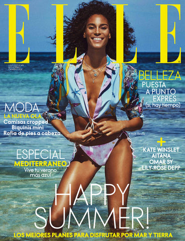 ELLE Magazine Spain July 2021 CINDY BRUNA Aitana LILY ROSE DEPP Kate Winslet OMAR SY