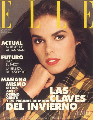 MARIA JOHNSON Gail Elliott RACHEL RILEY Elle Magazine Spain October 1987
