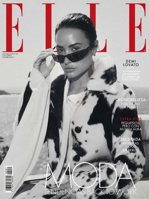 DEMI LOVATO Begona Vargas ELLE Magazine Spain October 2026 Brand New