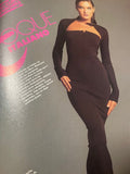 KIRSTEN OWEN Yasmin Le Bon CARLA BRUNI Elle Magazine Spain September 1987