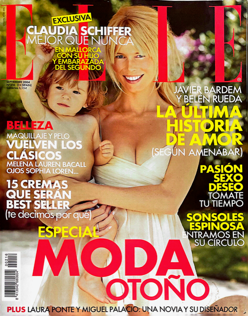 ELLE Magazine Spain September 2004 CLAUDIA SCHIFFER