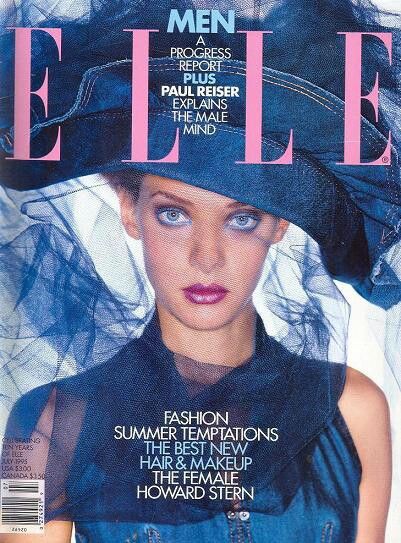 ELLE Magazine US July 1995 CHRYSTELE AUGUSTIN Gilles Bensimon #119