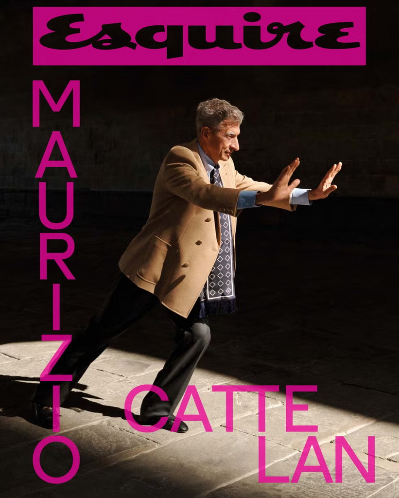 MAURIZIO CATELLAN Esquire ITALIA Magazine April 2025 NEW