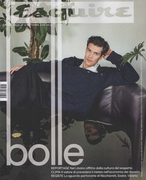 ROBERTO BOLLE Esquire ITALIA Magazine September 2026 BRAND NEW