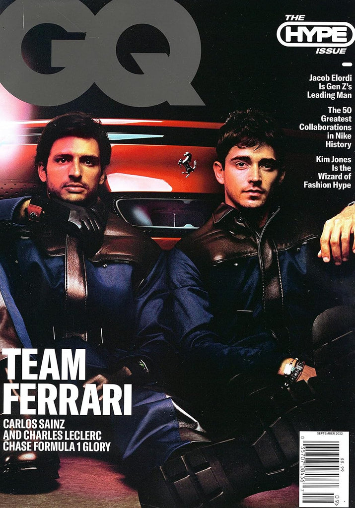 CHARLES LECLERC Carlos Sainz GQ Magazine Italia September 2022 Jacob Elordi