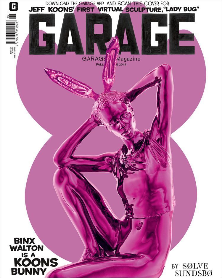 GARAGE Magazine 7 BINX WALTON Jamie Bochert JOURDAN DUNN Jeff Koons