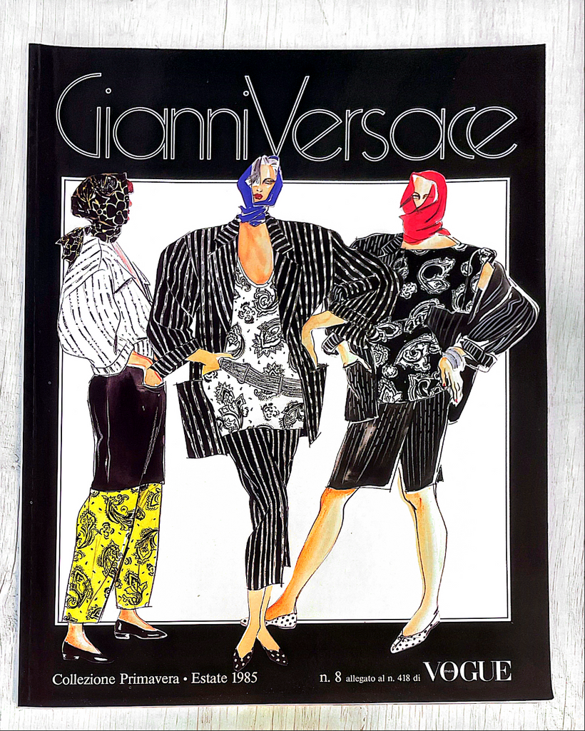Gianni Versace SS Catalog 1985 Gail Elliott DAVID BAILEY Fabrizio Ferr