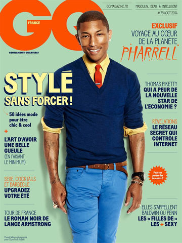 GQ Magazine France August 2014 PHARRELL WILLIAMS Vegard Vik NEW