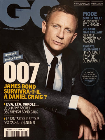 GQ Magazine France November 2015 DANIEL CRAIG Daisuke Ueda NEW
