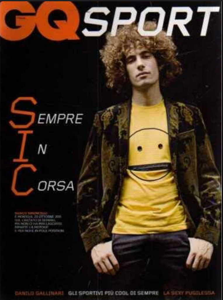 GQ Magazine Italia April 2012 SIC MARCO SIMONCELLI Roberto Baggio AYRTON SENNA