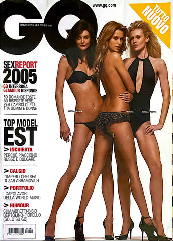 DANIELA PESTOVA GQ Magazine Italia January 2005 PETRA NEMCOVA Fernanda Tavares