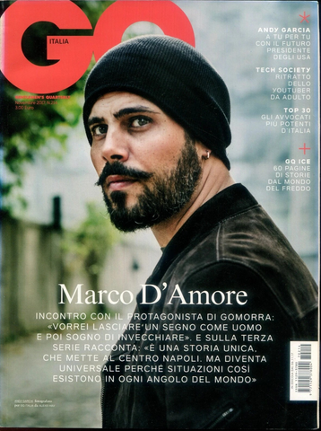 GQ Magazine Italia November 2017 MARCO D'AMORE Andy Garcia