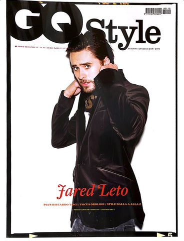 GQ Style Magazine Italia 2008 JARED LETO Tyson Balou SIMON NESSMAN David Gandy