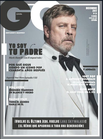 GQ Magazine Spain December 2017 MARK HAMILL Hiba Abouk JOHN BOYEGA