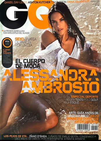 GQ Magazine Spain February 2008 ALESSANDRA AMBROSIO Andres Velencoso
