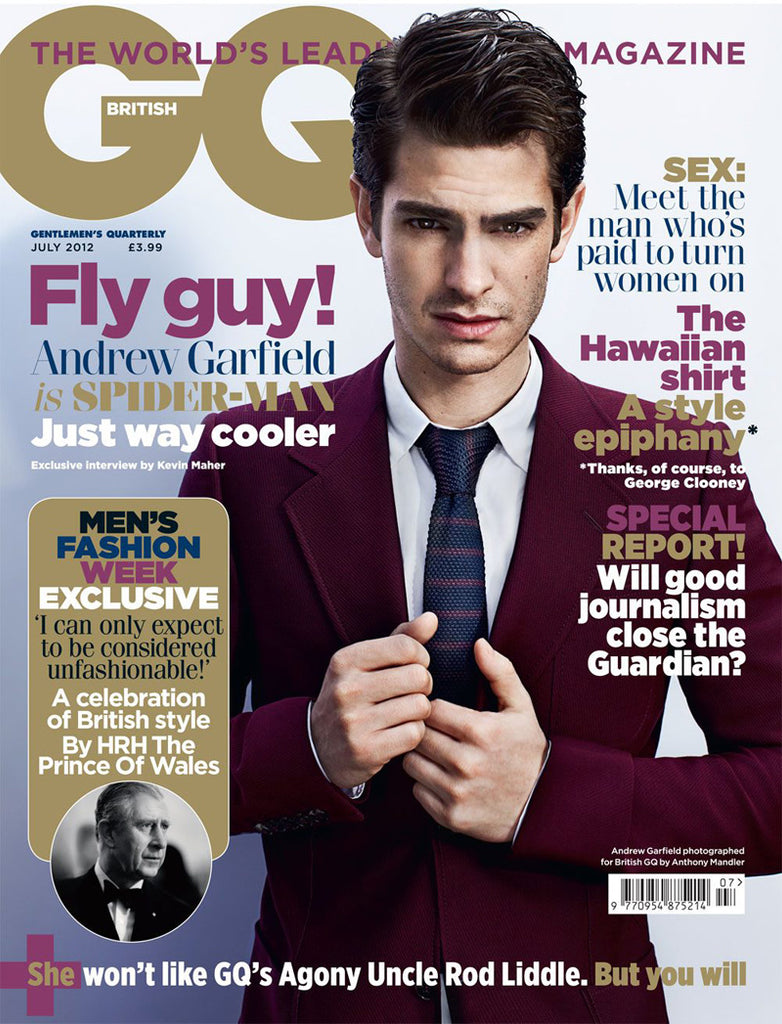 GQ Magazine UK July 2012 ANDREW GARFIELD Sam Claflin GISELE Adriana Lima