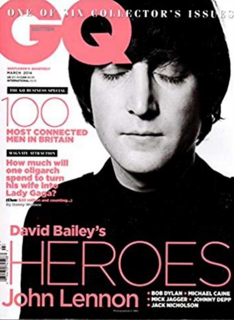 GQ Magazine UK March 2014 JOHN LENNON Krlie Kloss JESSICA PARE' New