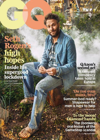 GQ Magazine UK May 2021 SETH ROGEN James Norton DAVID TANG Janis Joplin NEW