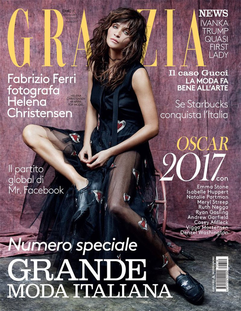 GRAZIA Magazine Italia 2017 HELENA CHRISTENSEN Ymre Stiekema GEORGINA STOJILJKOVIC