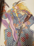 HARPER'S BAZAAR Magazine Italia November 1983 FRAUKE QUAST Antonio Lopez FUR Vtg