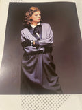 HARPER'S BAZAAR Magazine Italia November 1983 FRAUKE QUAST Antonio Lopez FUR Vtg