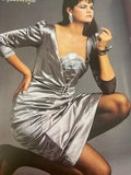 HARPER'S BAZAAR Magazine Italia November 1983 FRAUKE QUAST Antonio Lopez FUR Vtg
