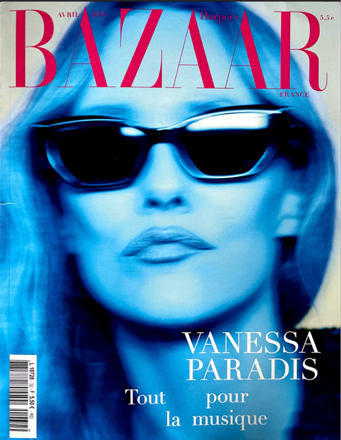 VANESSA PARADIS Harper's BAZAAR Magazine France April 2026 COVER 1 - magazinecult