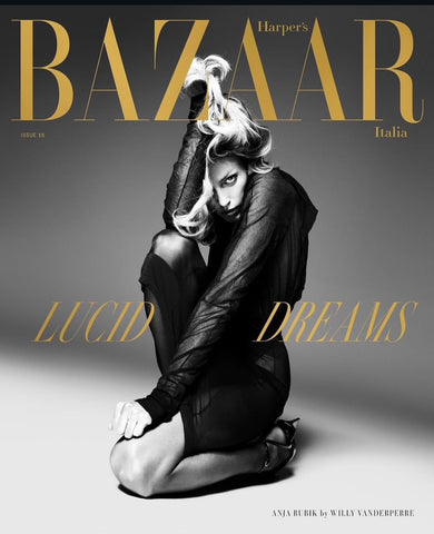 HARPER'S BAZAAR Magazine Italia December 2024 ANJA RUBIK By WILLY VANDERPERRE