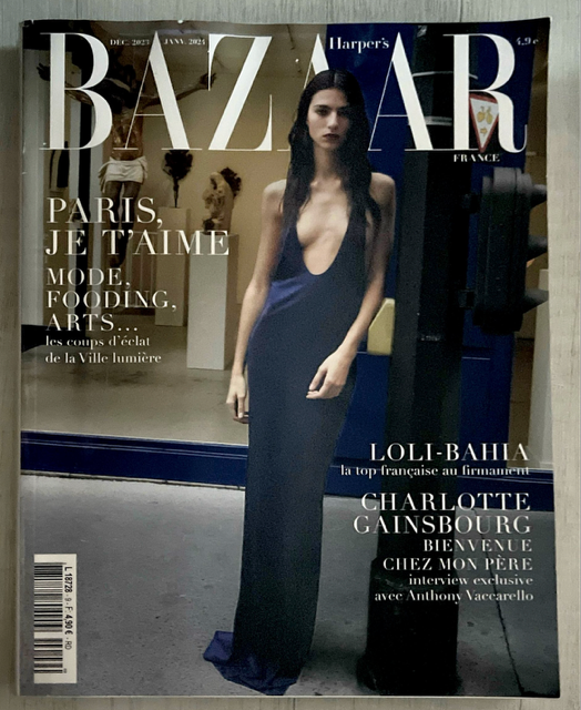LOLI BAHIA Celina Ralph HARPER'S BAZAAR Magazine France December 2023 - magazinecult