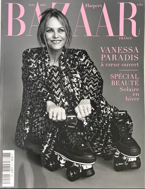 VANESSA PARADIS Bibi Breslin HARPER'S BAZAAR Magazine France November 2023 - magazinecult