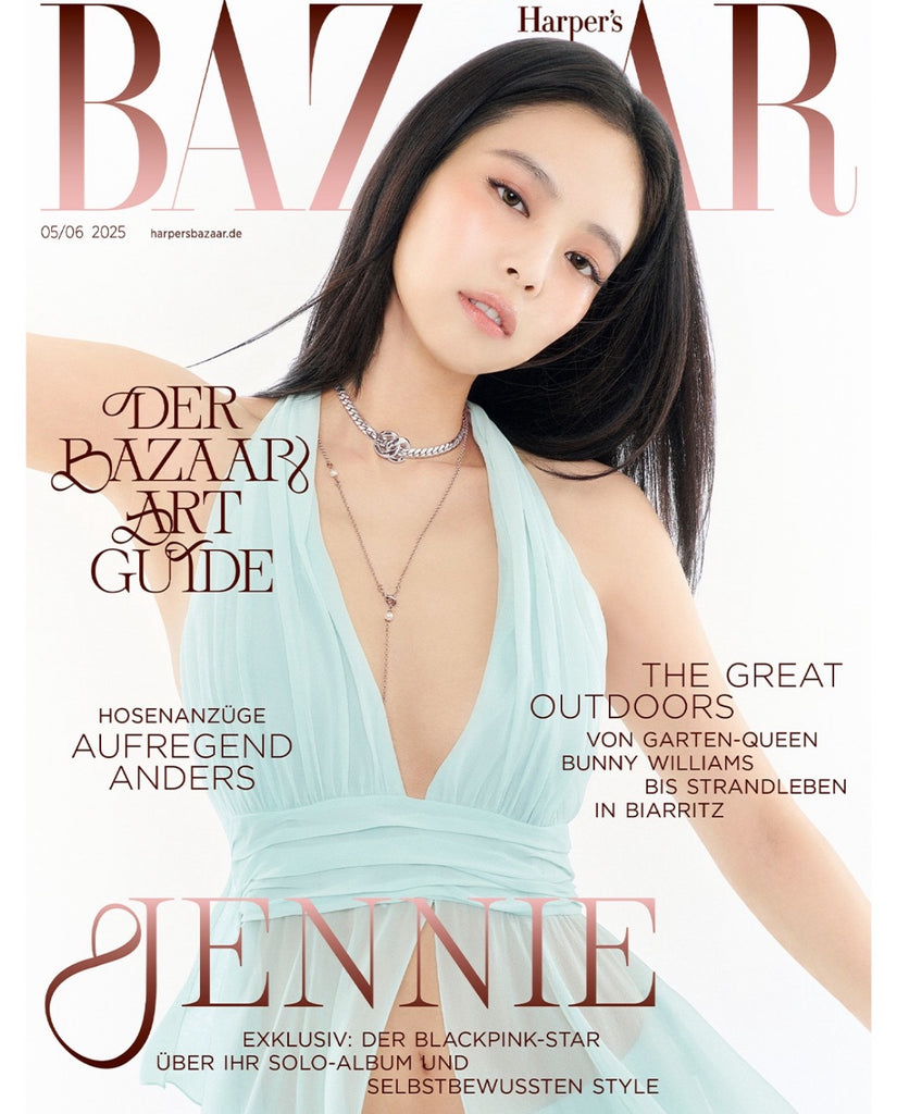 JENNIE BLACKPINK Heidi Klum HARPER's BAZAAR Magazine Germany May 2025 NEW