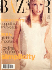 HARPER'S BAZAAR Magazine Italia November 1995 KIRSTY HUME Chandra Nort