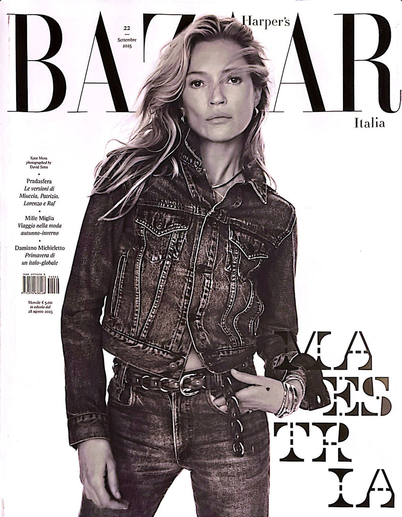 HARPER'S BAZAAR Magazine Italia September 2025 KATE MOSS Noor Khan JACQUI HOOPER New